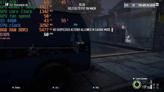 Payday 2 | GTX 970, i5 4460, 8GB DDR3 | FPS Monitor смотреть онлайн