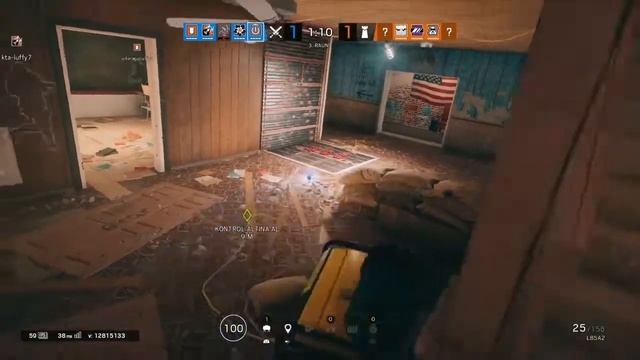 Rainbow Six Siege Ela shotgun 1vs4 Clutch Turkce Playstation 4 смотреть онлайн