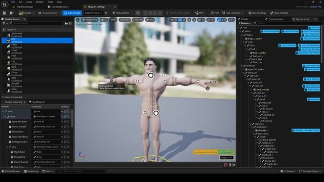 Unreal 5 4 Modular control rig with custom characters смотреть онлайн