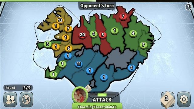 5 ROUND RUMBLE in 4 TURNS!! | Iceland Map | Risk Global Domination смотреть онлайн