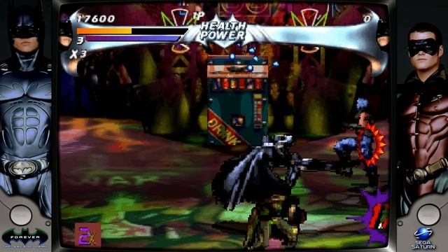 Sega Saturn Batman Forever on Retropie | Raspberry Pi 4 смотреть онлайн