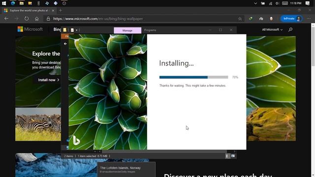 WALLPAPER CHANGER FOR PC USING BING смотреть онлайн