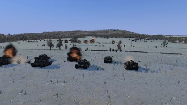 T-14 Armata Vs M1 Abrams - Arma 3