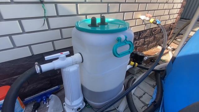 Песочный фильтр для каркасного бассейна своими руками ! Дешевле не бывает ! Результат работы за день смотреть онлайн