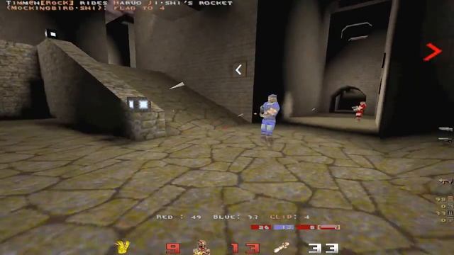Quake Team Fortress (QWTF) - shi vs. ROCK IIa, pt. 1 смотреть онлайн
