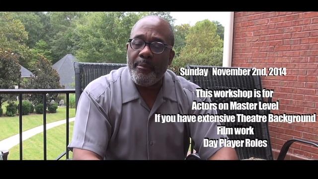 WOW Productions Presents Emmy Award Winner, GregAlan Williams Acting Workshop смотреть онлайн