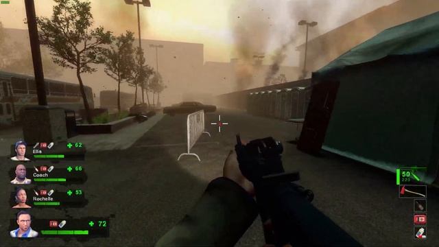 LEFT 4 DEAD 2 (REMASTERED MOD) - DEAD CENTER | FULL CAMPAIGN WALKTHROUGH смотреть онлайн