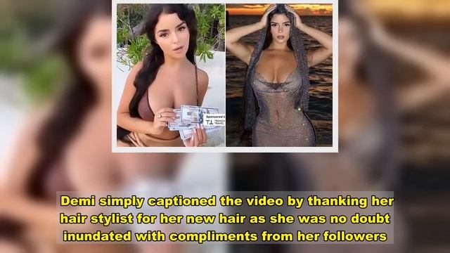 Demi Rose Unleashes Boobs In Plunging Dress As She Unveils Glam Transformation