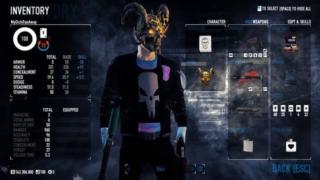 PAYDAY 2 Death Sentence/One Down Build (Stoic) смотреть онлайн