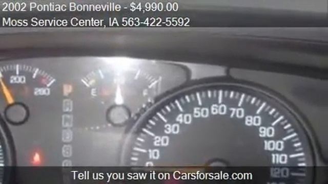 2002 Pontiac Bonneville for sale in West Union, IA 52175 at смотреть онлайн