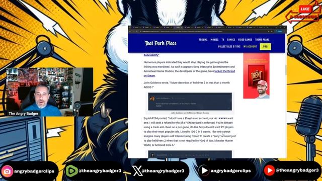 HELLDIVERS 2 Forced By Sony To REQUIRE Playstation Network Account! MASSIVE Fan BACKLASH! смотреть онлайн