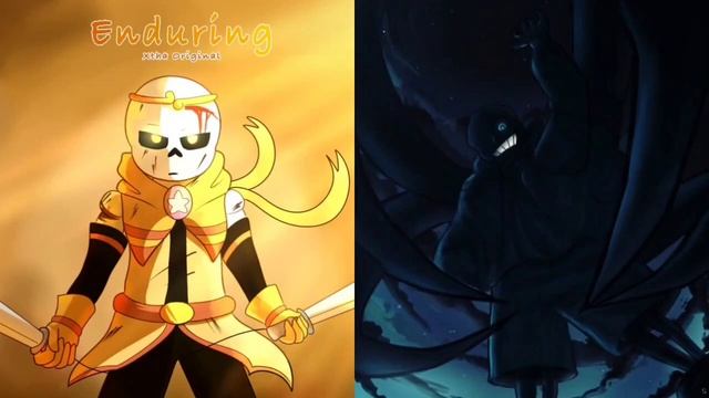 Dream Sans Vs Nightmare Sans | Stronger Than You Mashup смотреть онлайн