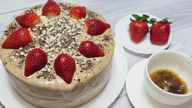 Торт Шоколадная МОЛОЧНАЯ ДЕВОЧКА с очень вкусным кремом - вкус шоколадного мороженого смотреть онлайн