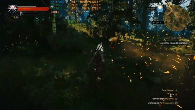 Ryzen 1700X Sli GTX 1070 The Witcher 3 1080p смотреть онлайн