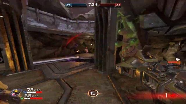 2v2.Против makaveli3D(ex pro игрок)Quake Champions. смотреть онлайн