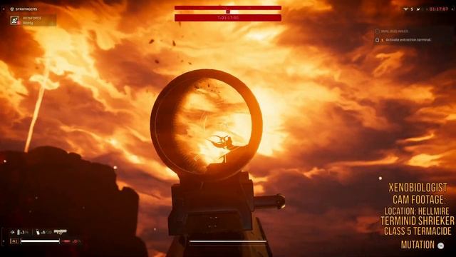 Helldivers 2 Termacide Mutation Shrieker смотреть онлайн