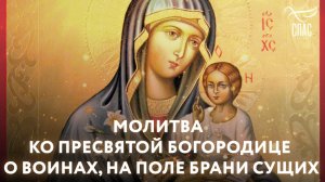 МОЛИТВА КО ПРЕСВЯТОЙ БОГОРОДИЦЕ О ВОИНАХ, НА ПОЛЕ БРАНИ СУЩИХ