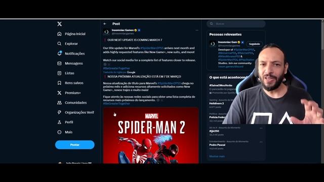 JOGO TEM FORTE INDICATIVO QUE CHEGARÁ AO CATÁLOGO DA PS PLUS, NG+ DE SPIDER-MAN 2 e HELLDIVERS 2 смотреть онлайн