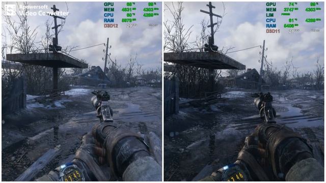 Metro Exodus Ray Tracing DXR (Left) vs Screen Space Ray Tracing (32 Rays) (Right). смотреть онлайн