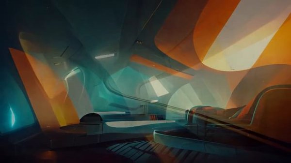 Inside the Alien Spaceship - Relaxing Ambient