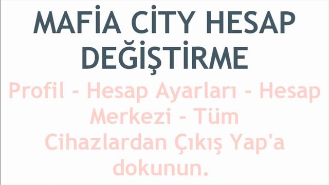 Mafia City Hesap Değiştirme Nasıl Yapılır? смотреть онлайн