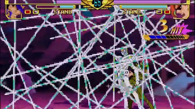 Jojo heritage for the future#(BOSS) ( Jotaro vs New Kakyoin) Online gameplay at fightcade смотреть онлайн