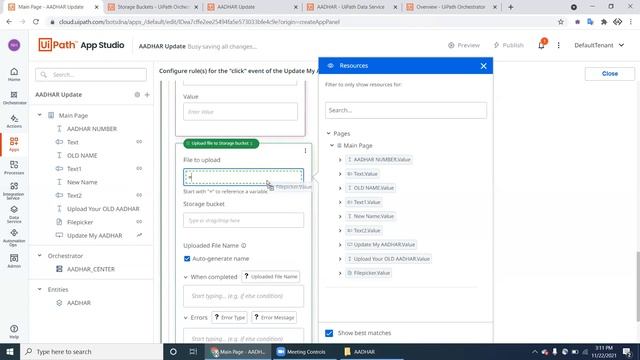 Update Aadhar Card Using Uipath | Storage Buckets in Uipath Orchestrator | UiPath Learner смотреть онлайн