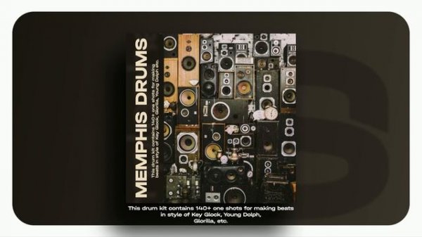 Memphis Drum Kit - "MEMPHIS DRUMS" (140+ drum shots)