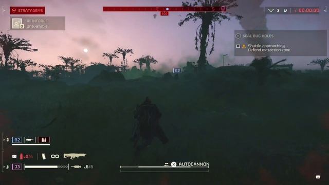 HELLDIVERS 2 - Pelican Extraction Bug смотреть онлайн