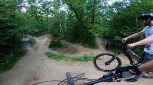 Прыгаем на mtb дерт в Сокольниках