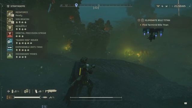HELLDIVERS 2 - Eliminate Bile Titan смотреть онлайн