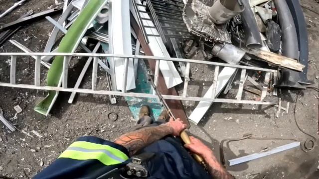 CUSTOMER DAY #recycle #recycling #scrap #scrapyard #torch #copper #brass #scrapmetal