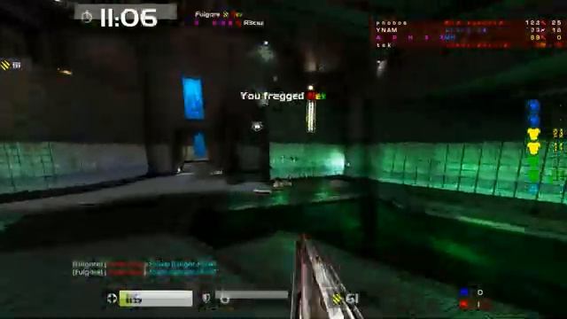 Quake Live: #ctfpickup CTF - Fulgore - infinity - CAP and Last assist смотреть онлайн