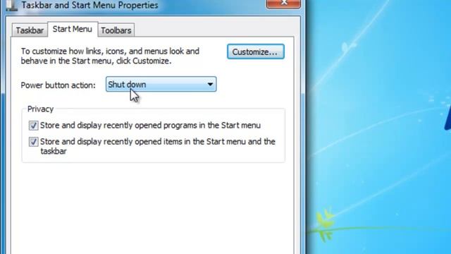 How To Change The Windows 7 Shutdown Button Action смотреть онлайн