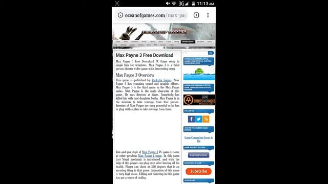 How to Download Max Payne 3 pc game in mobile|| 100% download max Payne 3|| смотреть онлайн