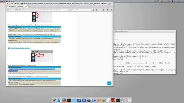 Macbuntu 15.04 Transformation Pack is ready for Ubuntu 15.04 Vivid Vervet смотреть онлайн