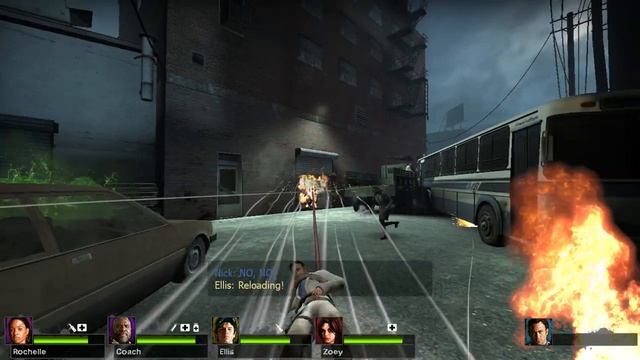 L4D2 single-player game-play (Crash Course campaign, 8 Survivors) {8n't Fall Back} смотреть онлайн