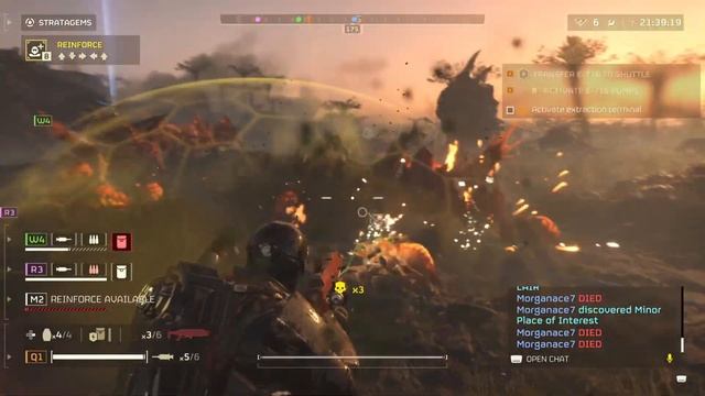 HELLDIVERS 2 TROPHY kill it with fire! смотреть онлайн