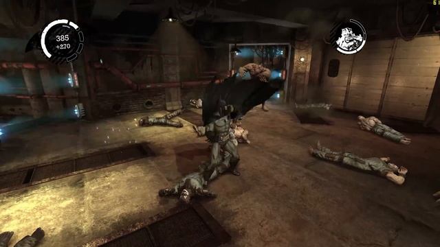 Titan Infected Enemy Combat - Batman Arkham Asylum (PC) смотреть онлайн