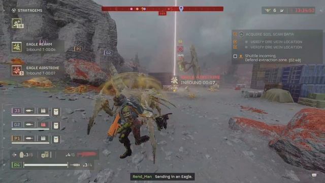Helldivers 2 - Bile Titan refuses to die without tasting some blood смотреть онлайн