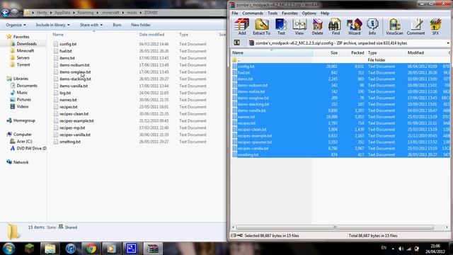 How to Install ZOMBE FLY MOD for Minecraft 1.2.5 смотреть онлайн