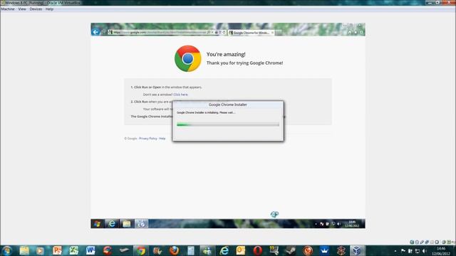 Chrome 19 on Windows 8 смотреть онлайн