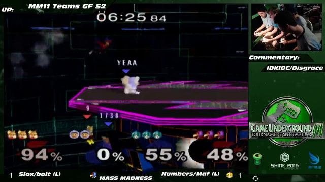 Mass Madness 11 SSBM - Slox/bolt [L] (Red) vs. Numbers/Mafia [L] (Blue) - Melee Doubles GF2 смотреть онлайн