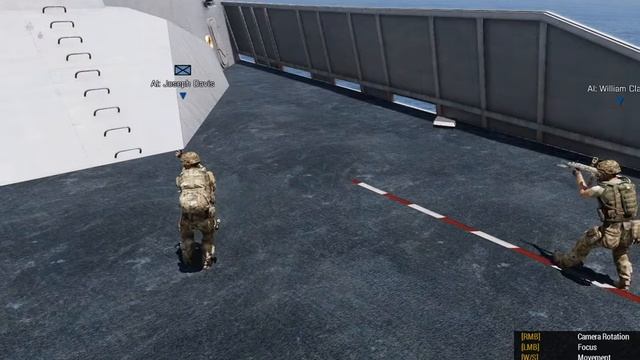 Arma3: AI walking on static ship смотреть онлайн
