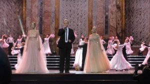 Алексей Гоман и победители конкурса "Русский вальс" музыка А. Пахмутовой, слова Н. Добронравов