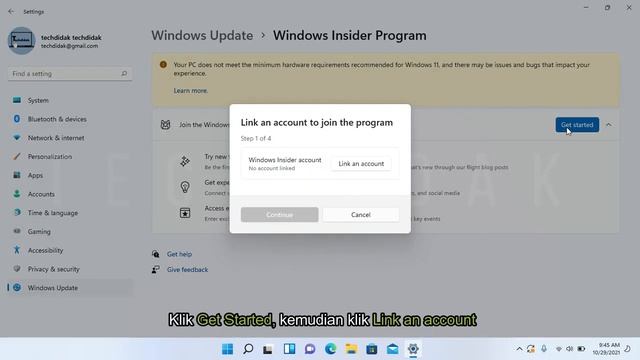 Cara Daftar Windows Insider Program di Windows 11 смотреть онлайн