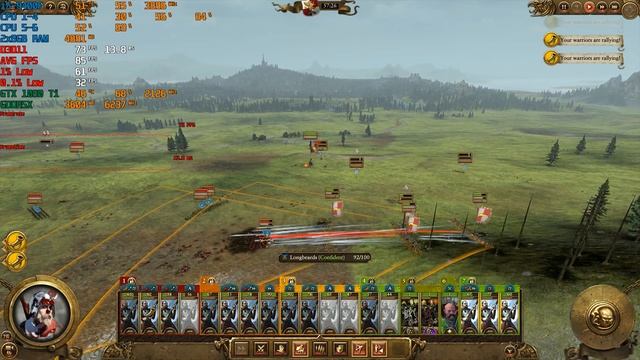 i5 9400F GTX 1080 Ti Total War WARHAMMER 2 1080p Empire trolling Dwarfs смотреть онлайн