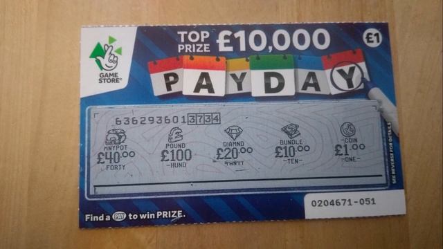 PAYDAY 46 scratchcards смотреть онлайн