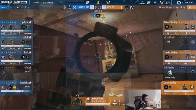 Vitality vs Virtus Pro - HIGHLIGHTS - Playday 3 - EUL 2021 Stage 3 - R6 Esport смотреть онлайн