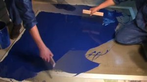 Наливной полиуретановый пол ПУ 555 пол и грунт ПУ-555. Полимерные наливные полы.